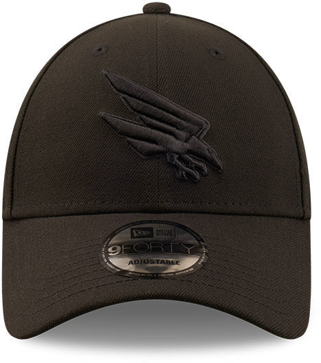 Adelaide Crows 2026 AFL Mens New Era Black 9FORTY Snapback Cap - Image 3