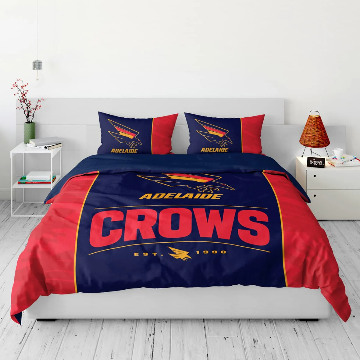 Adelaide Crows AFL 2026 Queen Quilt Cover Set