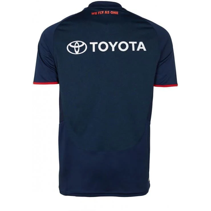 Adelaide Crows AFL Mens Midnight Marle Training Shirt - Image 2