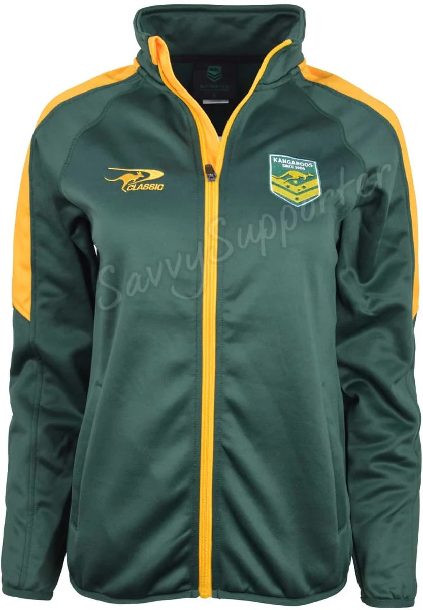 Australian Kangaroos 2025 NRL Ladies Track Jacket - Image 2