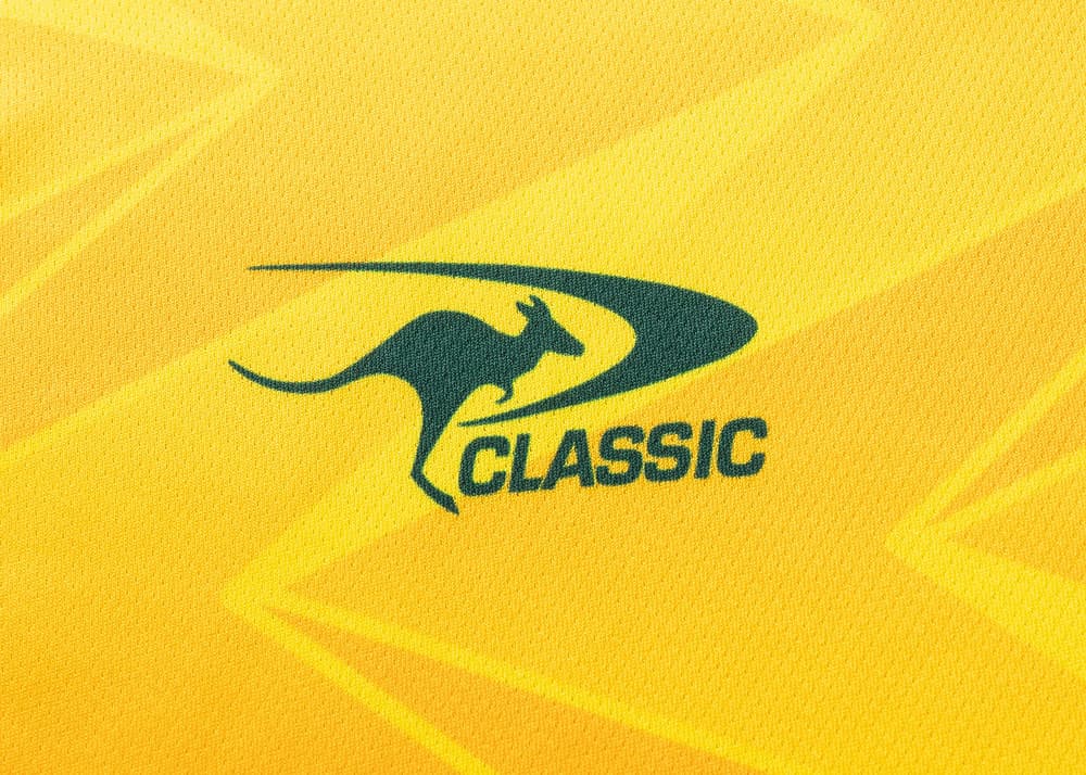 Australian Kangaroos 2025 NRL Mens Yellow Training Shirt - Image 5