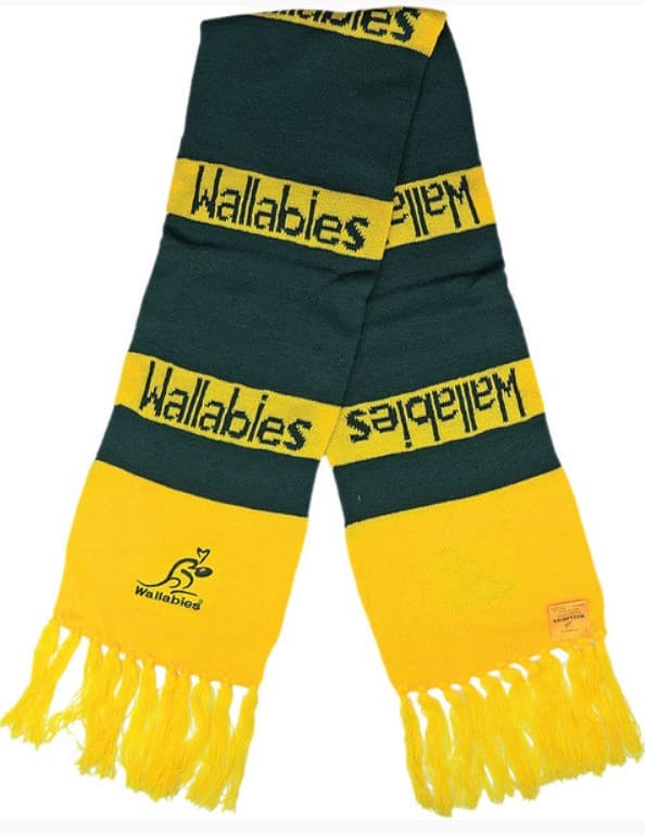 Australian Wallabies Adults Traditional Bar Scarf - Image 2