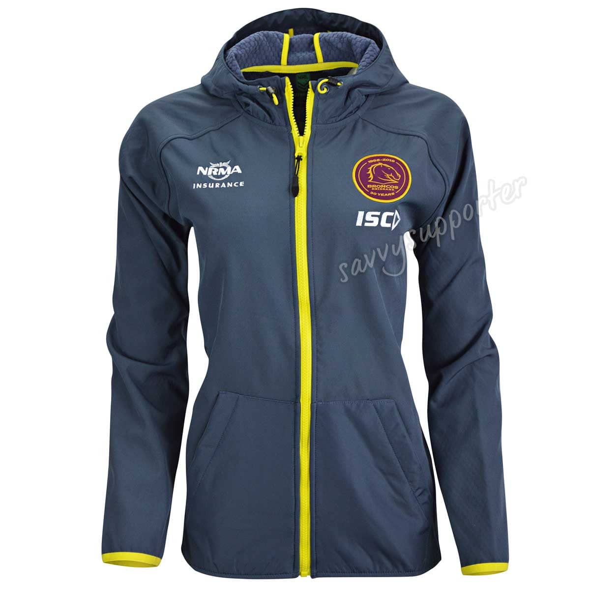 Brisbane Broncos NRL Ladies Tech Pro Hoody SALE - Image 6