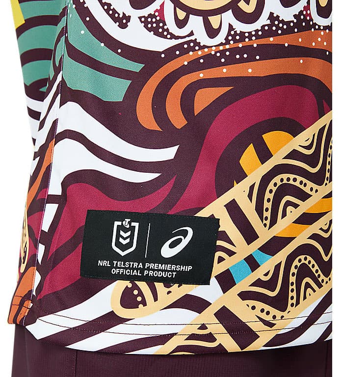 Brisbane Broncos 2023 NRL Mens Indigenous Jersey - Image 3