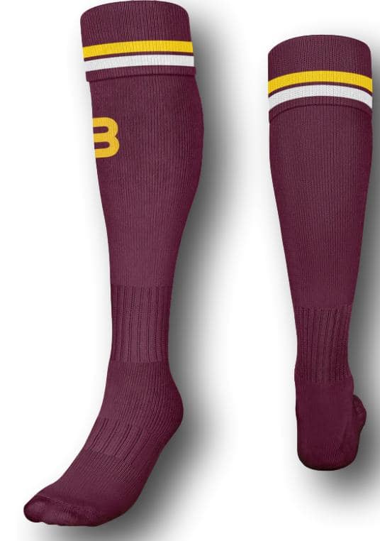 Brisbane Broncos 2026 NRL High Performance Socks