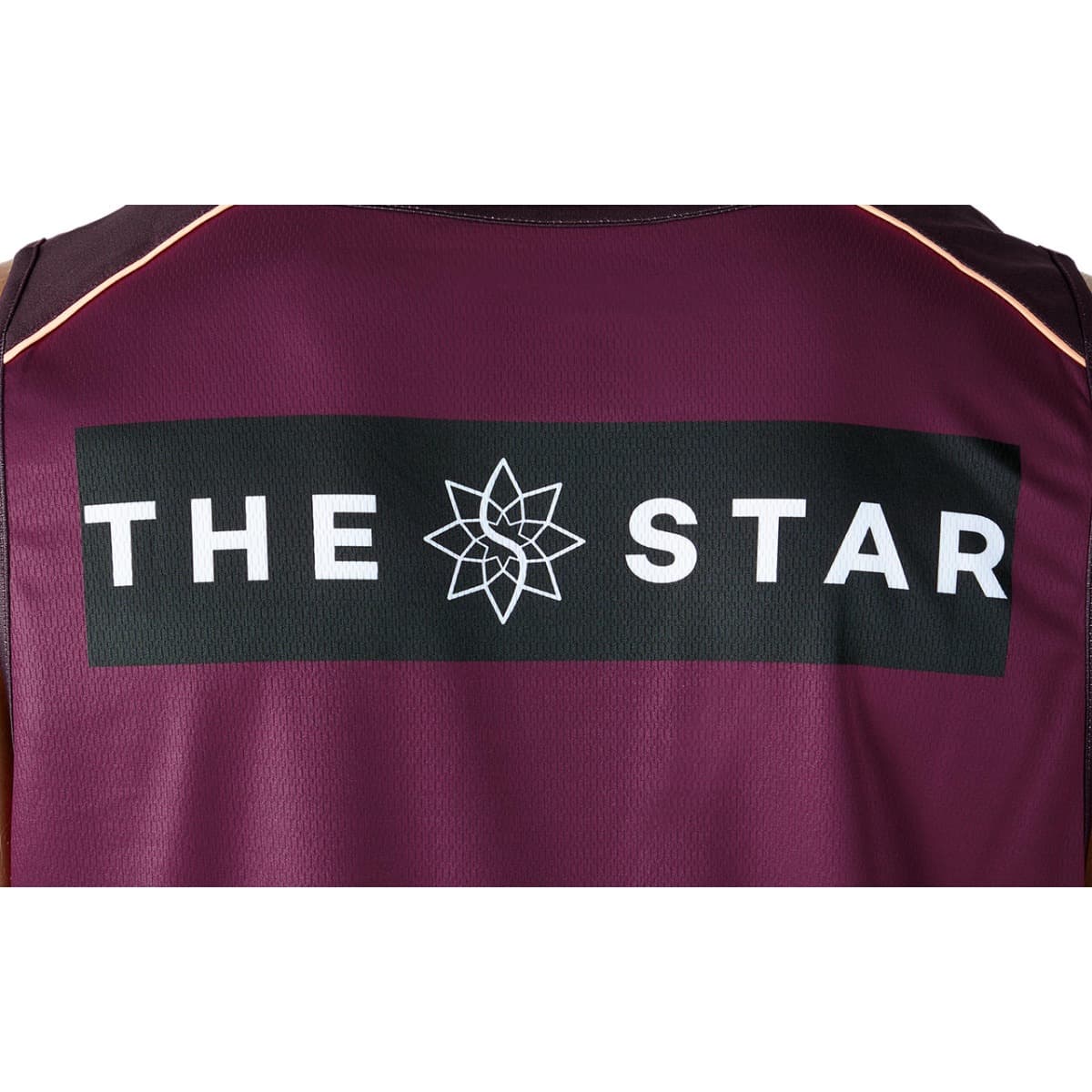 Brisbane Broncos 2024 NRL Mens Maroon Training Singlet - Image 6