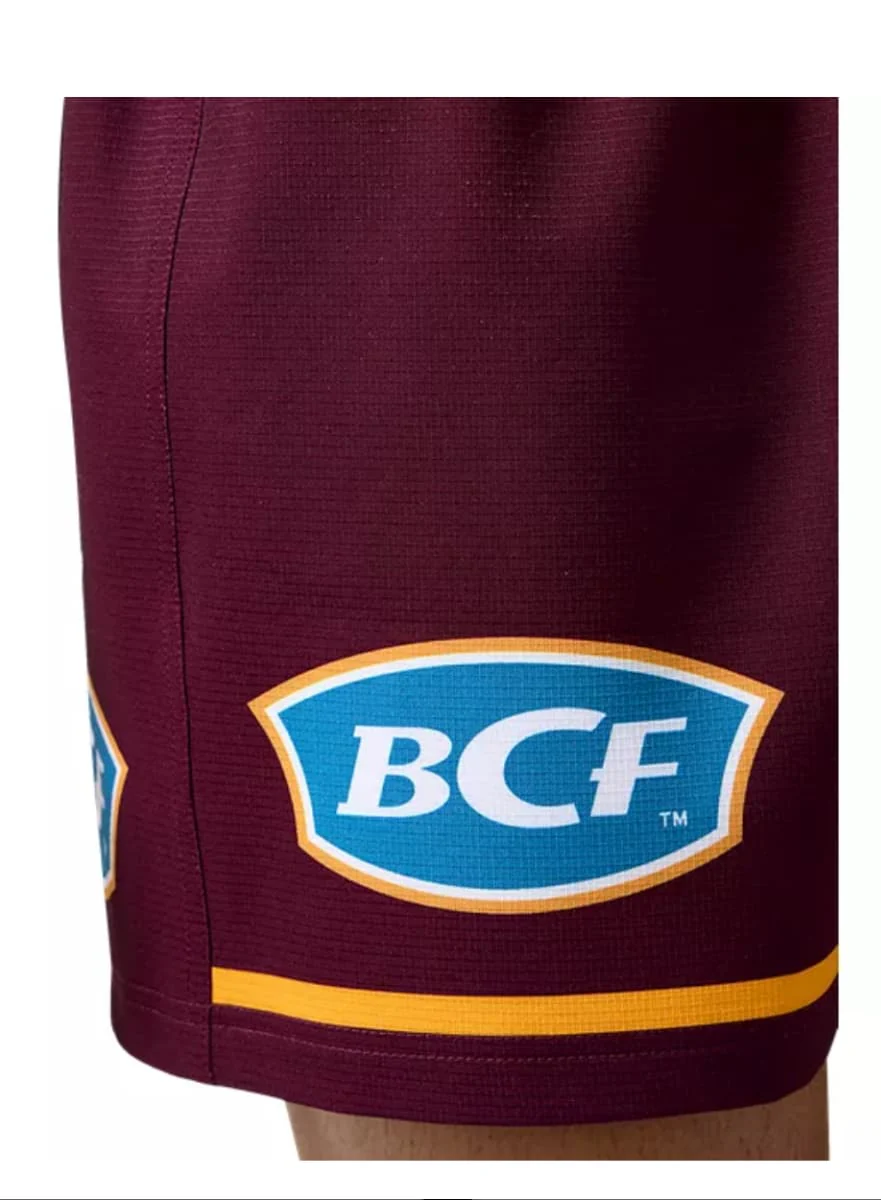 Brisbane Broncos 2025 NRL Mens Home Shorts - Image 2