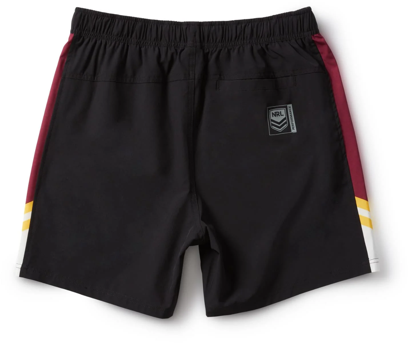Brisbane Broncos 2025 NRL Mens Tech Shorts - Image 2