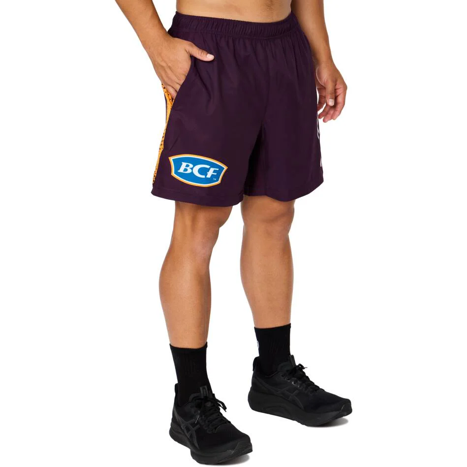 Brisbane Broncos 2026 NRL Kids Training Gym Shorts - Image 3
