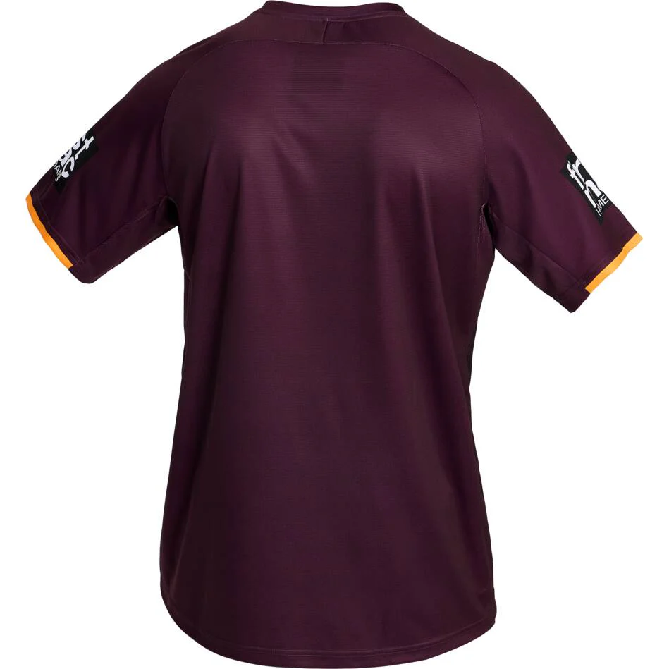 Brisbane Broncos 2026 NRL Ladies Maroon Training Polo Shirt - Image 2