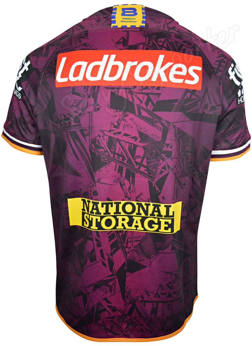 Brisbane Broncos NRL Mens Alternate Jersey - Image 4