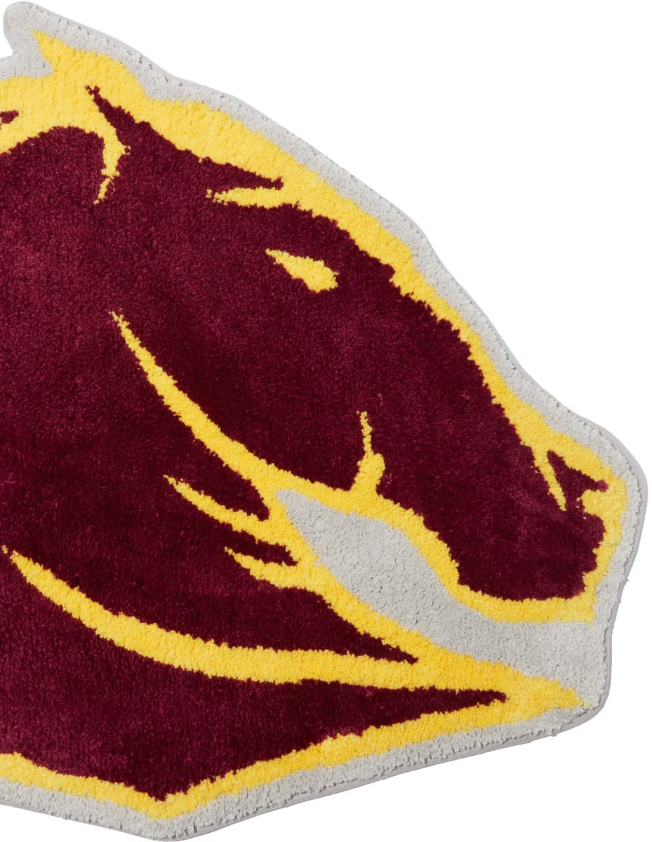 Brisbane Broncos NRL Team Logo Floor Rug - Image 2