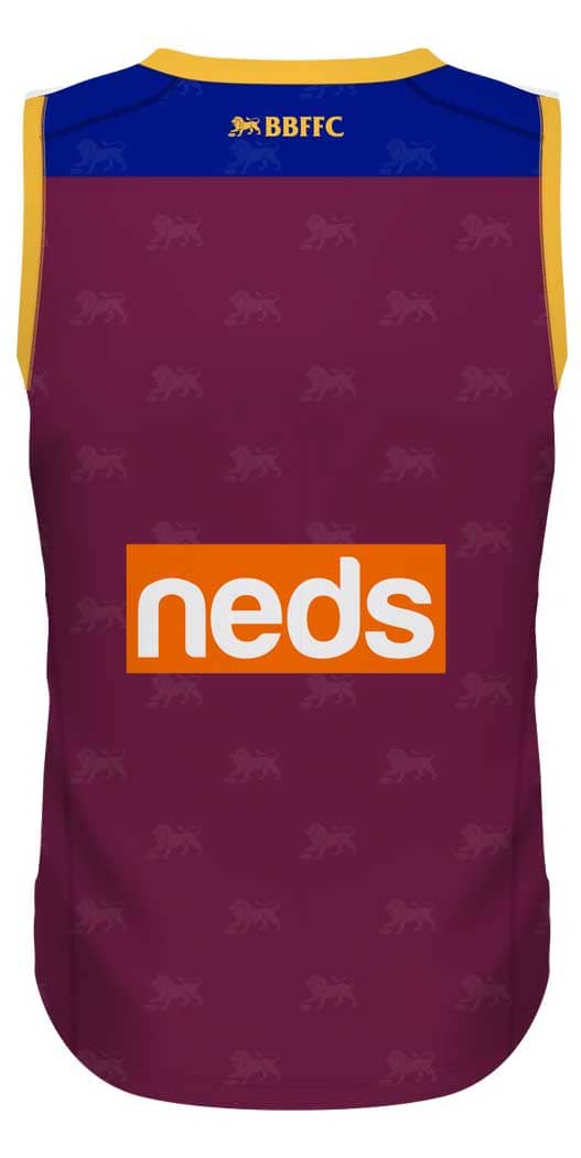 Brisbane Lions Mens Home Guernsey - Image 3