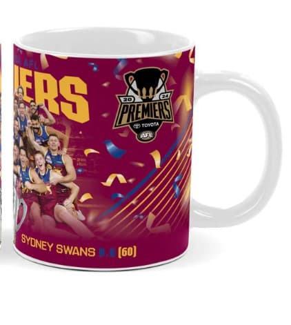 Brisbane Lions 2024 AFL Premiers Team Photo Mug - Image 3