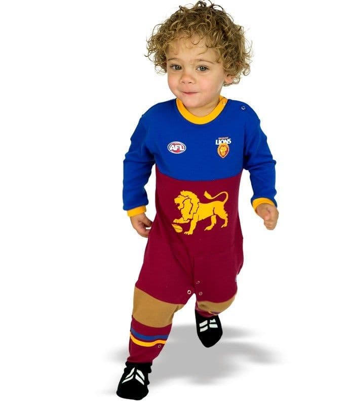 Brisbane Lions AFL Infant Toddler Onesie Footysuit - Image 10