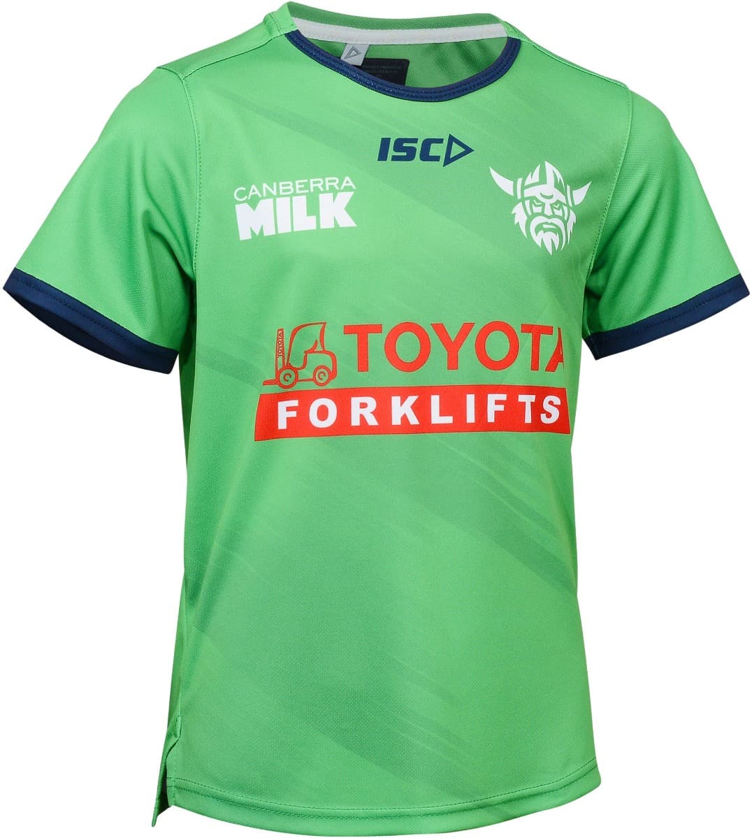 Canberra Raiders 2024 NRL Mens Green Training Shirt - Image 2