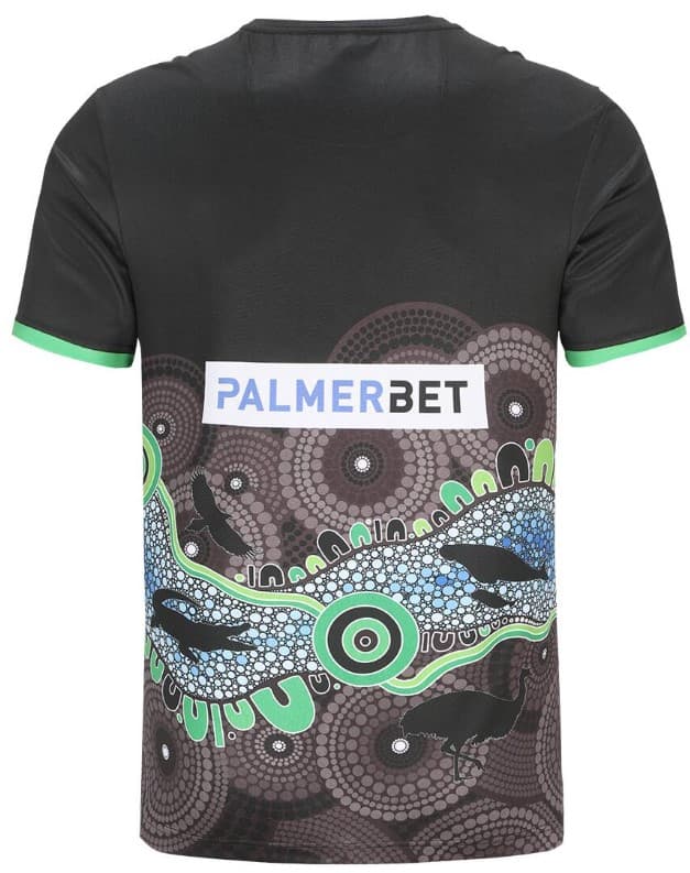 Canberra Raiders 2024 NRL Mens Indigenous Run Out Tee - Image 2