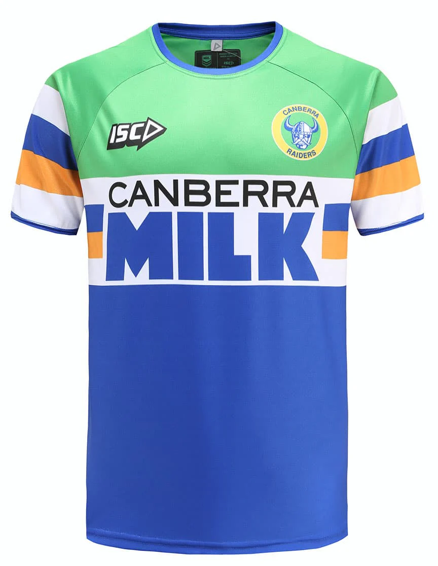 Canberra Raiders Mens Heritage Canberra Milk Training Shirt