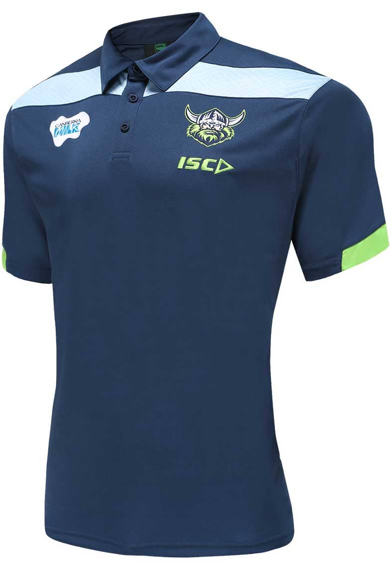 Canberra Raiders Mens Media Polo Shirt - Image 2