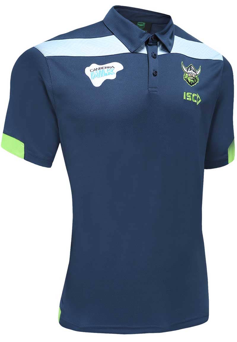 Canberra Raiders Mens Media Polo Shirt - Image 3