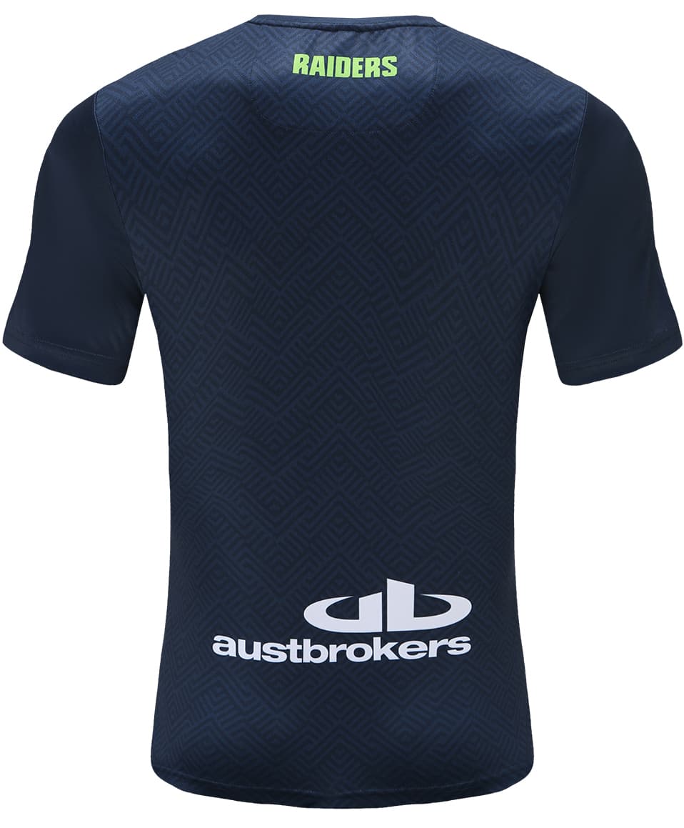 Canberra Raiders Mens Navy Training Shirt - Image 2