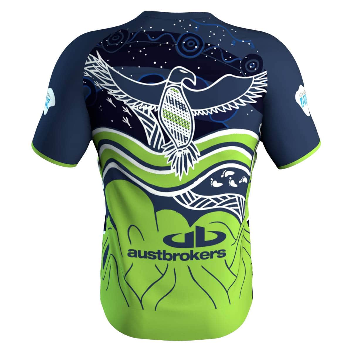 Canberra Raiders NRL Mens Indigenous Run Out Tee - Image 3