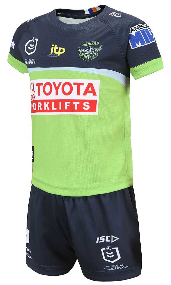 Canberra Raiders NRL Toddler Home Jersey Set - Image 2