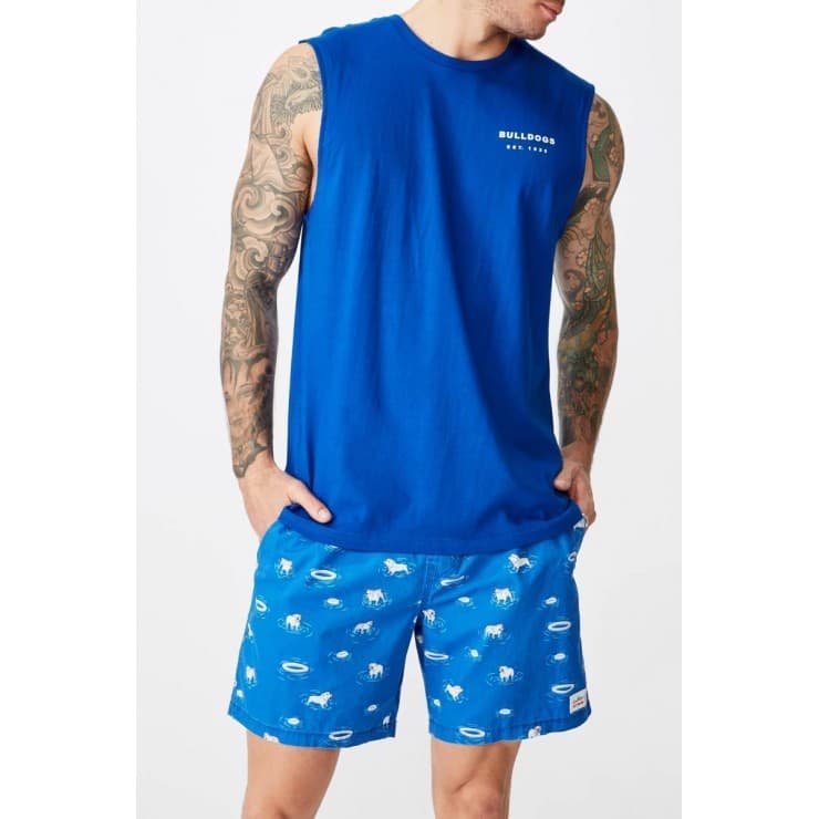 Canterbury Bulldogs 2019 NRL Mens Board Shorts - Image 3