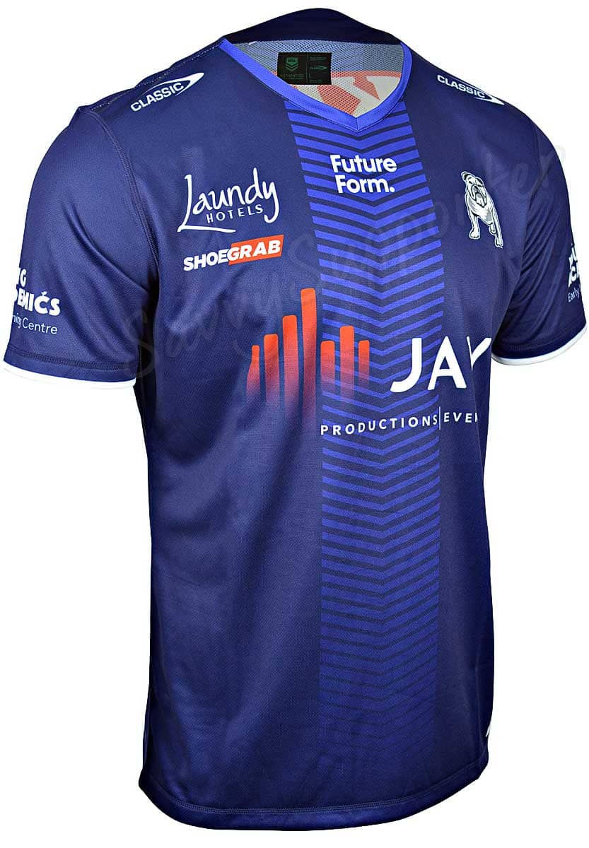 Canterbury Bulldogs 2024 NRL Mens Coaches Training Shirt - Image 2