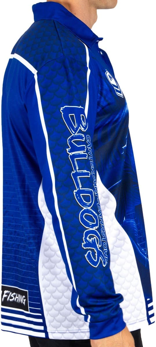 Canterbury Bulldogs NRL Mens Barracuda Fishing Shirt - Image 4