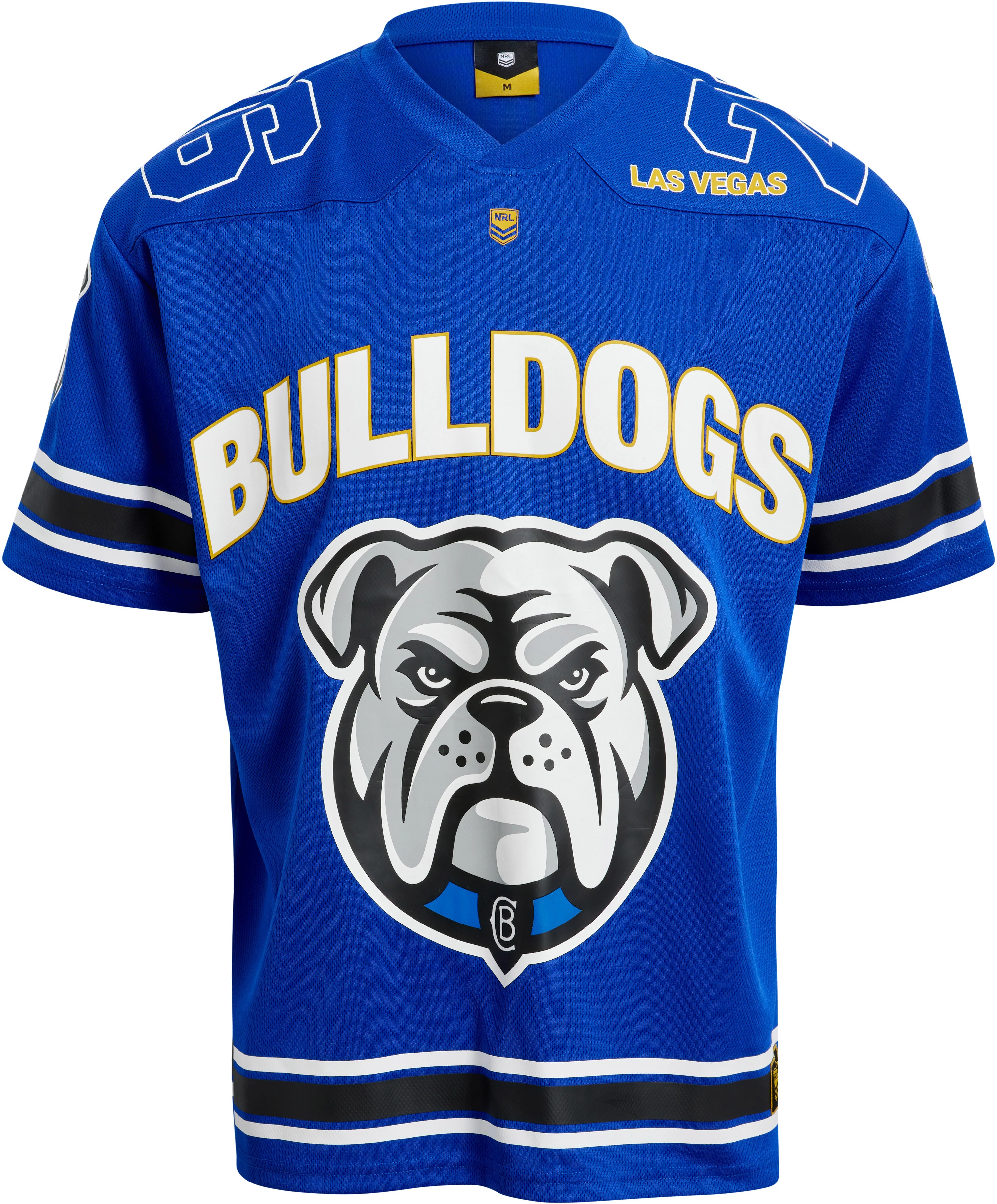 Canterbury Bulldogs 2026 NRL Mens Las Vegas Grid Iron Jersey