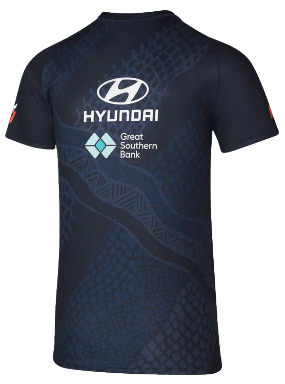 Carlton Blues 2024 AFL Mens Navy Training Shirt - Image 2