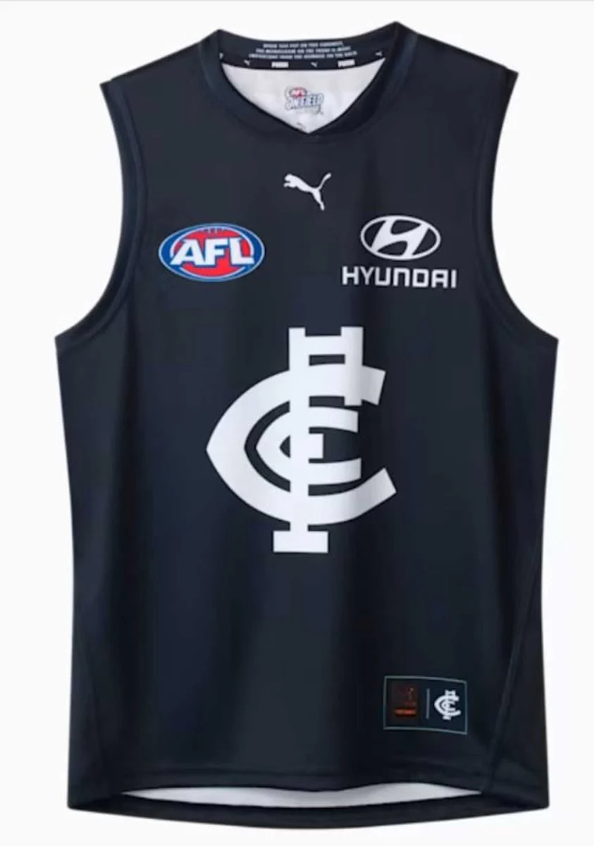Carlton Blues 2025 AFL Mens Home Guernsey