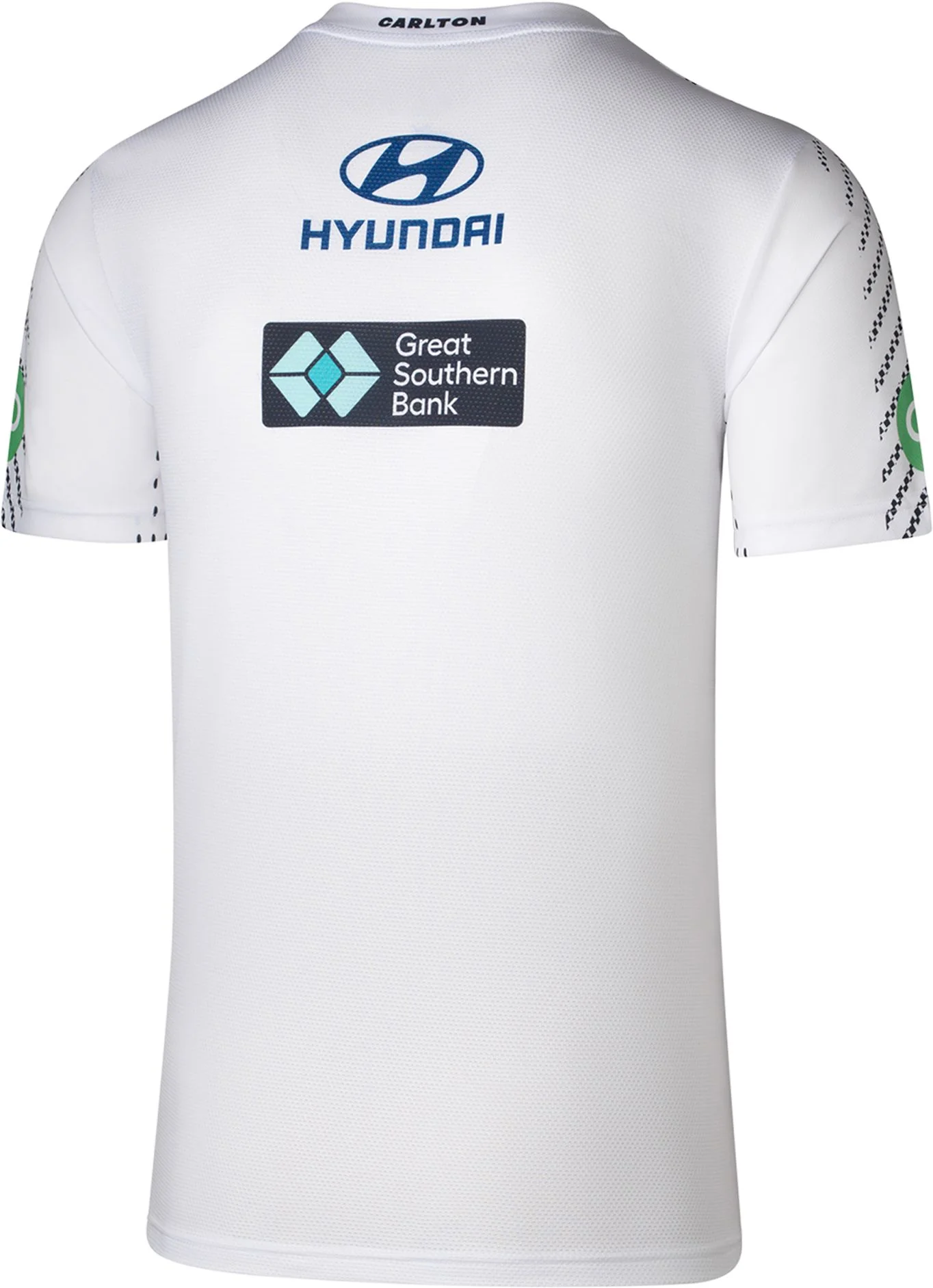 Carlton Blues 2026 AFL Mens White Training Shirt - Image 2