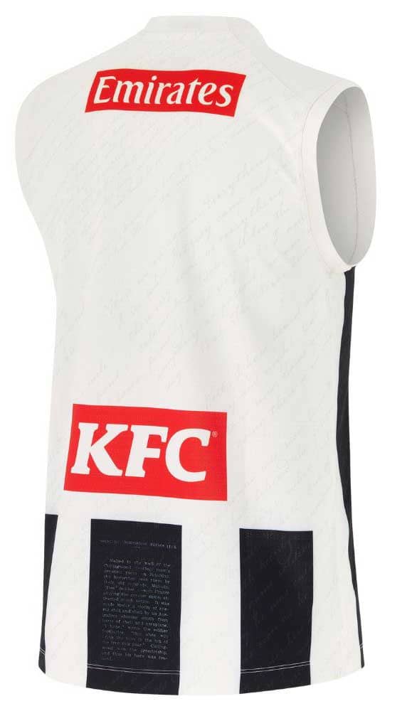 Collingwood Magpies 2025 AFL Mens Anzac Guernsey - Image 2