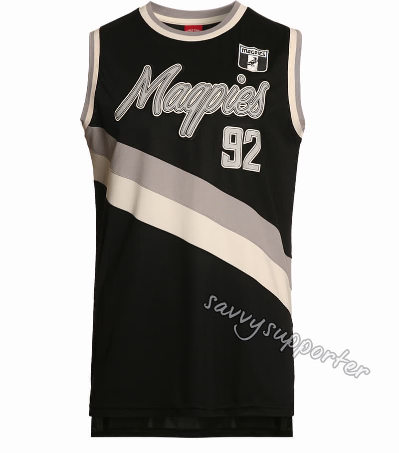 Collingwood Magpies AFL Throwback Singlet - Image 7