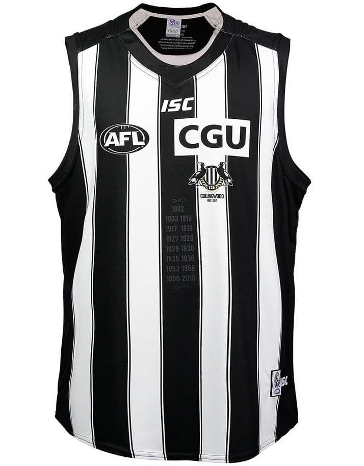 Collingwood Magpies Kids 125th Year Guernsey - Image 7