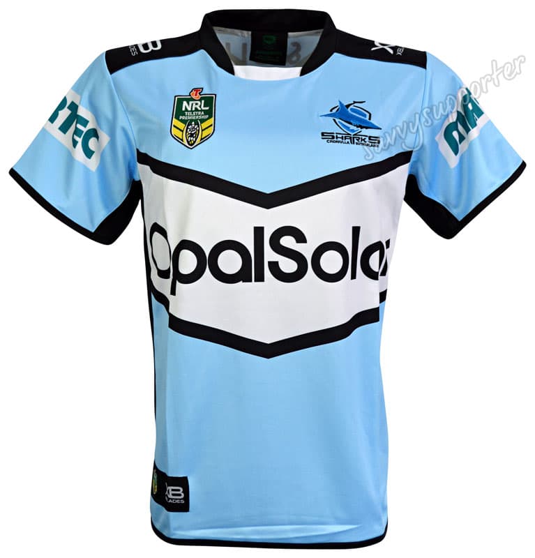 Cronulla Sharks NRL Mens Home Jersey - Image 12