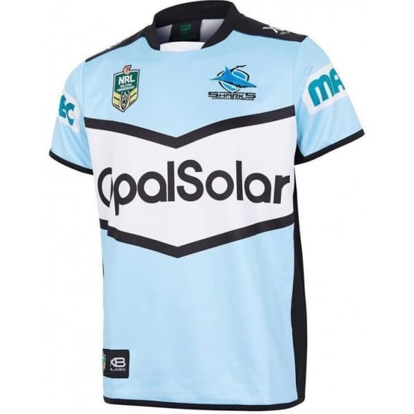 Cronulla Sharks NRL Mens Home Jersey - Image 5