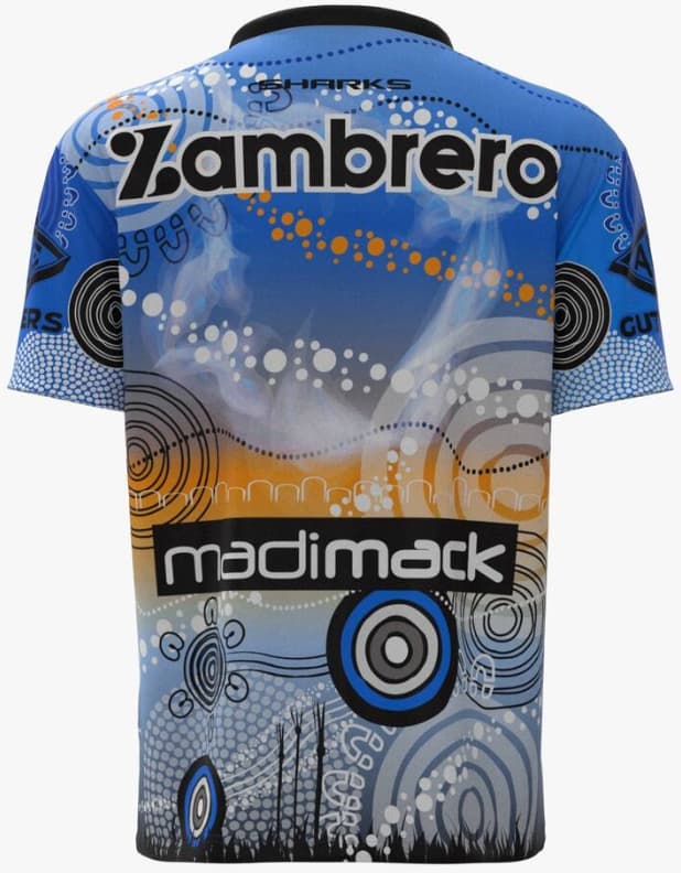 Cronulla Sharks 2023 NRL Mens Indigenous Jersey - Image 2