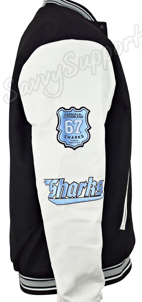 Cronulla Sharks NRL Mens Varsity Jacket ***OVERSIZE PRODUCT*** - Image 5