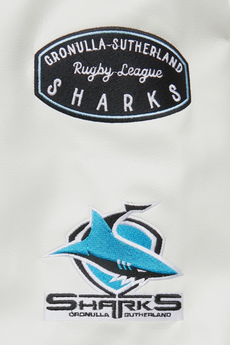 Cronulla Sharks NRL Mens Varsity Jacket ***OVERSIZE PRODUCT*** - Image 7