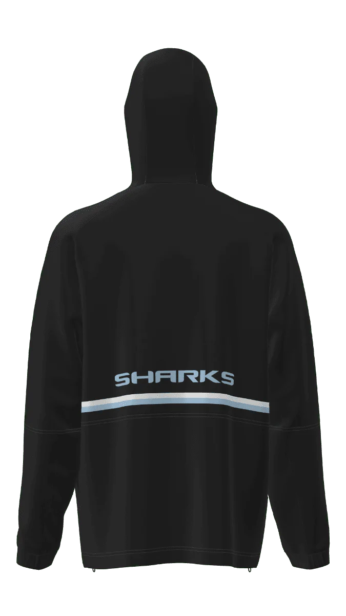 Cronulla Sharks 2023 NRL Mens Wet Weather Jacket - Image 2