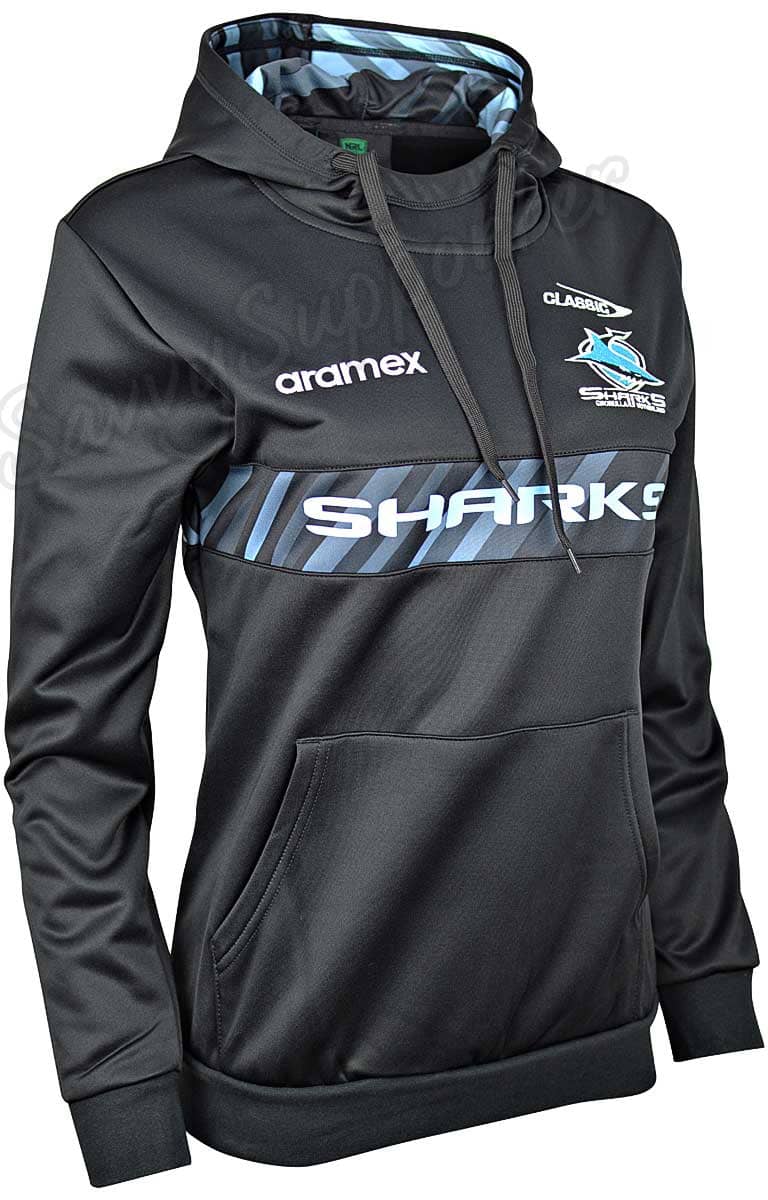 Cronulla Sharks 2024 NRL Ladies Pullover Hoodie - Image 2
