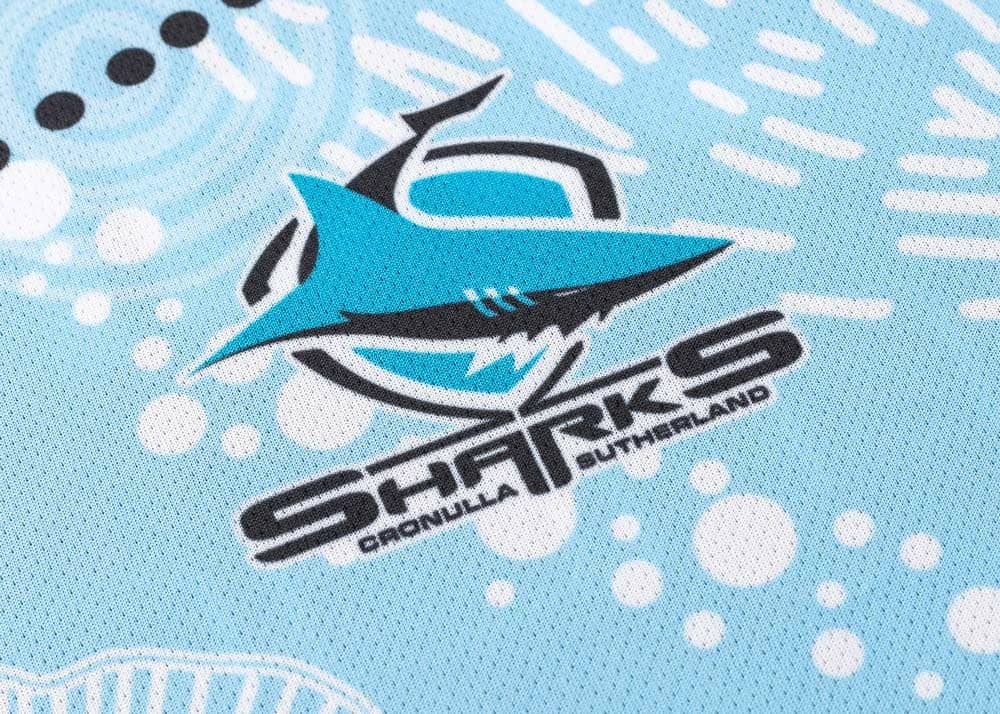 Cronulla Sharks 2024 NRL Mens Indigenous Training Shirt - Image 2