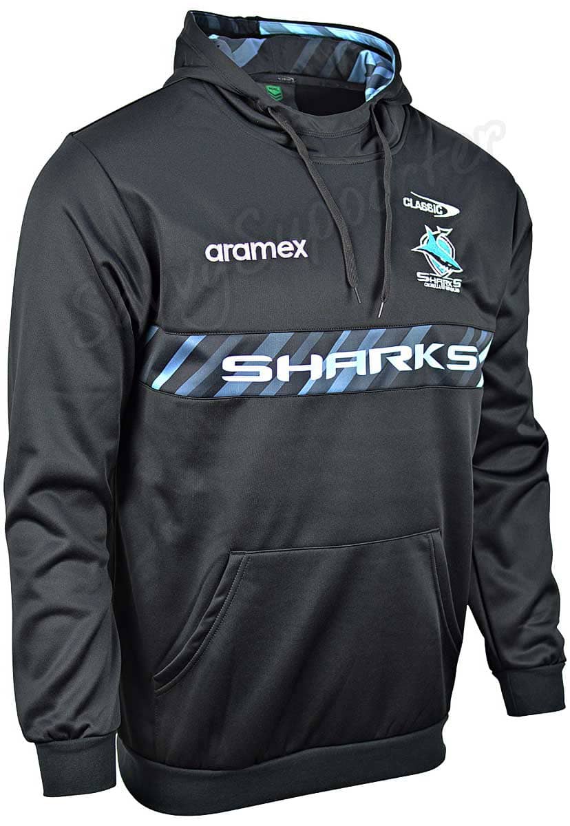 Cronulla Sharks 2024 NRL Mens Pullover Hoodie - Image 2