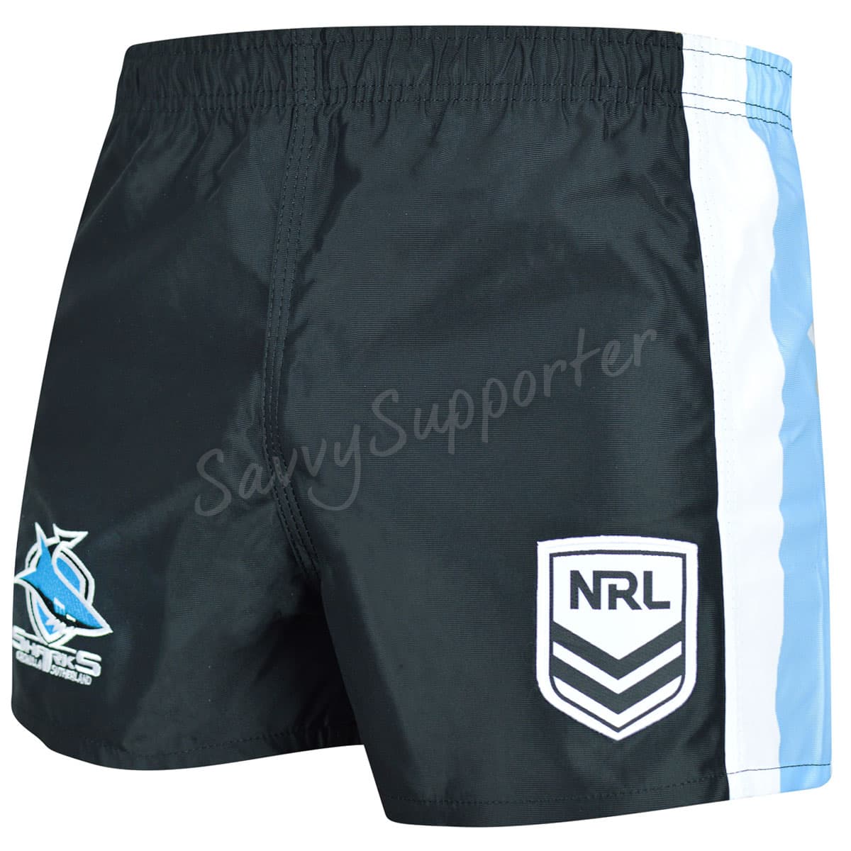 Cronulla Sharks 2025 NRL Mens Supporter Footy Shorts - Image 3
