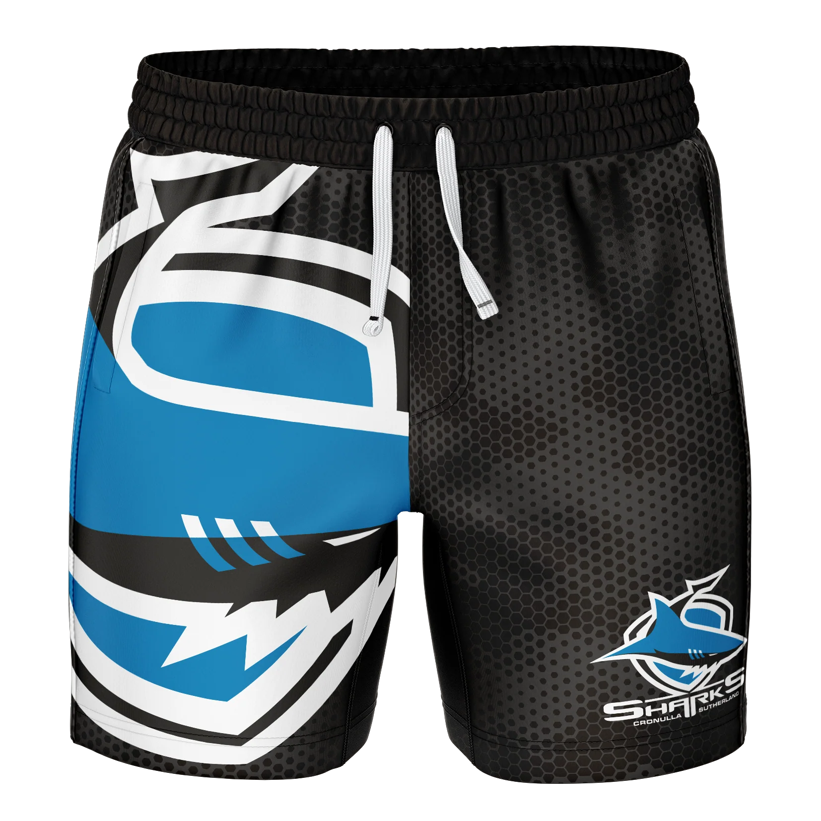 Cronulla Sharks 2026 NRL Mens Big Shot Volley Shorts