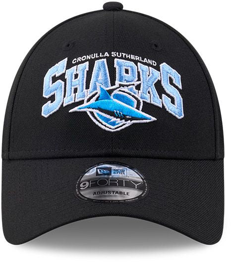 Cronulla Sharks 2026 NRL 9FORTY Logo Arch Cap - Image 3