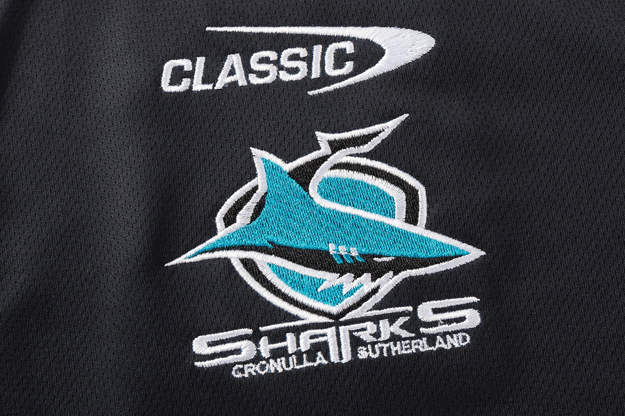Cronulla Sharks 2026 NRL Ladies Black Media Polo Shirt - Image 5